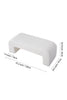 Upholstered Teddy Velvet Ottoman Bench Bedroom Pouffe End of Bed Stool Footstool