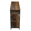 3-Tier Console Table Side Table With Drawer Shelf Bookcase Entryway Hallway Unit