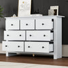Chest Of Drawers, 7 Drawers Wide Chest Clothing Storage Unit Bedroom Furniture