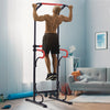 Steel Multi-Use Exercise Power Tower Station Adjustable Height w/ Grips 120kg