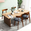 Wood Dining Chairs Set of 2 Mid-Century Modern Kitchen Chairs