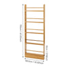Kids Bookcase Children Wall-mounted Bookshelf 5 Tier Shelves Stand Book Rack