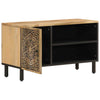 Solid Wood TV Stand/Media Unit 80x31x46 - Retro Style Cabinet with W1E6