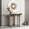 Large Wooden Hallway Console Table Entry Side Display Desk Industrial Wood Table