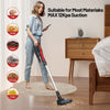 Cordless Vacuum Upright Cleaner,Pet and allergy Vacuum Cleaner,Blue,Rechargeable