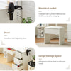 Dressing Table With 4 Drawers Mirror Stool Set Makeup Desk Vanity Table Bedroom