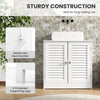 Under Sink Cabinet Freestanding Bathroom Vanity Cabinet w/ 2 Shutter Doors