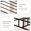 King Size Bed Frame Heavy-duty Metal Mattress Foundation Platform Bed Frame