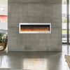 Electric Fire Wall Mounted/Recessed/Freestanding 40inch Electric Fireplace White