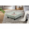 Square Coffee Table Chesterfield Upholstered Footstool Pouffe Foot Stool Seat