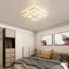 Dimmable LED Ceiling Light Square Modern Chandelier Lighting 80W Remote Control