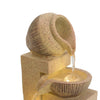 Water Feature Outdoor Fountain Rockery Decoration Solar Powered Garden Ornament