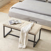 Velvet Padded Ottoman Stool Bed Bench Dining Bench Multicolor Livingroom Bedroom