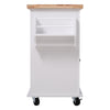Kitchen Storage Trolley 2 Drawers Cabinet Cupboard Sideboard Dining Cart W/Wheel