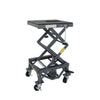 SwitZer Bike Lift Scissor 300lb Motorbike ATV Hydraulic Motorcycle With 4 Wheel