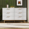 Chest of 6 Drawers Wooden Bedroom Home Furniture Clothing Storage Unit White