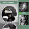 Illuminate LED Bathroom Mirror Dual Light 3 Color Dimmable Makeup Mirror 60x60