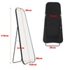 Black Metal A Frame Full Length Mirror Wall Hanging Or Floor Standing Dress Unit