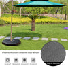 4PCS Outdoor Cantilever Offset Umbrella Base Plate Weight Stand Base Stand Black