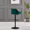 2x Bar Stools Breakfast Comfortable Swivel Gas Lift Kitchen Stool Leather Chairs