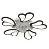 3 Color Dimmable 5 Head Flower Ceiling Fan Lights 6 Speed W/ APP& Remote Control