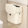 Wall Mounted Waste Bin Kitchen Cabinet Door Cupboard Hanging Trash Can Lid Cover