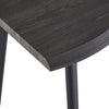Modern Wood Dining Table and 4 chairs Set Kitchen Dining room Table Metal Legs