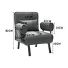 3in1 Convertible Sofa Bed Folding Sleeper Space Saving Couch Lounger with Pillow