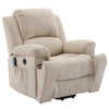 Lift Chair Recliners for Elderly, Armchair Lounge Sofa with Massage & Heat Beige