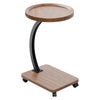 C-Shaped Compact Sofa Side End Table Coffee Laptop Table Living Room Bedroom UK