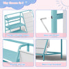 Bookshelf Bookcase with 9 Storage Compartme for Children's Reading Room Green
