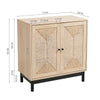 2 Doors Storage Buffet Cabinet Sideboard Kitchen Living Room Wooden Organizer