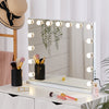 Hollywood Mirror Dressing Table/Bathroom Makeup Dimmable Bulb/3 Color LED/Music