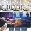 LED Ceiling Fan Light Dimmable Living Room Chandelier Lamp With Remote Xwekveuzb