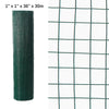 6M/ 30M PVC Green Coated Chicken Wire Mesh Fencing Garden Barrier Metal Fence