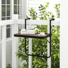 Folding Balcony Railing Table Space-Saving Patio Hanging Table Side Table