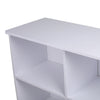 4 Compartment Cube Storage Unit Cabinet Bookcase Display Shelves Chipboard White