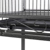 Large Bird Cage Parrot Cage with 4 Wheel Budgie Canary Finch Cockatoo Play Stand