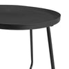 Small Round Side End Table Nightstand Iron Coffee Tea Desk Living Room Furniture
