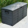 300 Litre Outdoor Storage Box Garden Patio Plastic Chest Lid Container Multibox