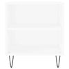 Coffee Table White 102x44.5x50 cm Engineered Wood