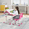 Kids Desk and Chair Set Height Adjustable Kids Study Table and Chair Set