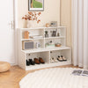 Modern 6-Cube Storage Organizer with 2 Anti-tipping Kits-White