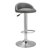 2x Swivel Barstools Kitchen Counter Seat Classic PU Upholstered Salon Pub Chairs