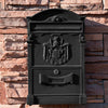 Large Vintage Wall Mounted Mailbox Outdoor Lockable Secure Mail Letter Post Box