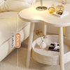 Flower Shape Bedside Table Small Side Table Bedroom Storage Furniture Assembly