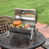 Silver Barrel Barbecue Grill Compact and Versatile BBQ for Outdoor Cooking