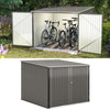 Large Outdoor Garden Bicycle Shed Bike Tool Storage Garage Lockable 4 Fxed Slots