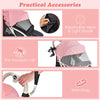 Lightweight Baby Stroller One-Hand Folding Compact Travel Stroller Adjustable