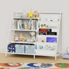 Bookshelf Bookcase with 9 Storage Compartme for Children's Reading Room White